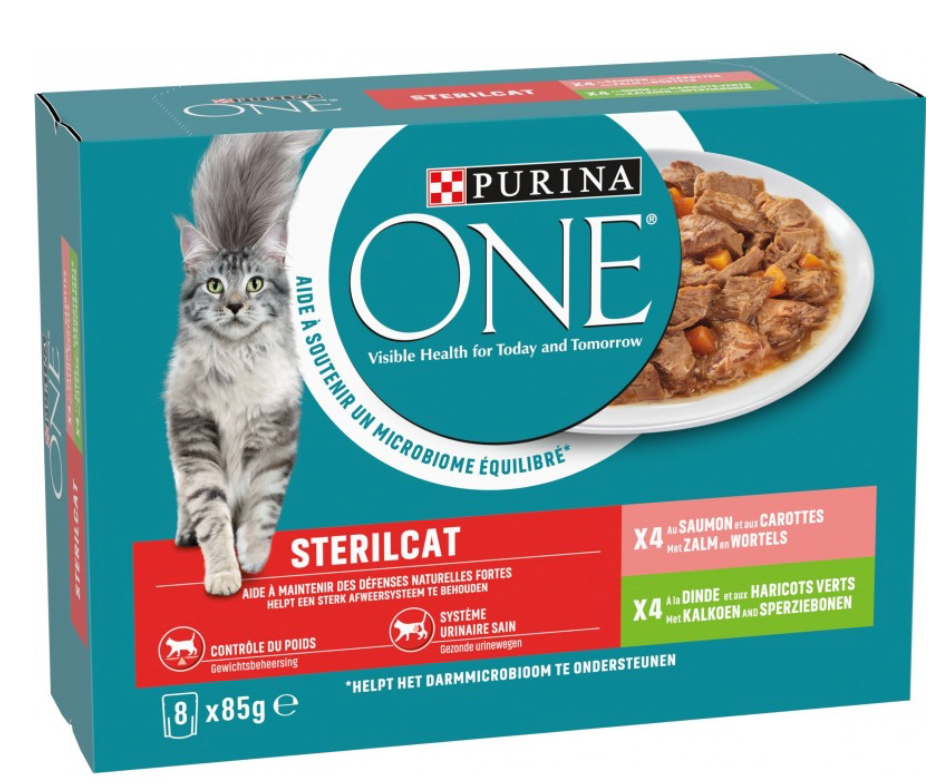 Purina ONE Sterilcat – 8 × 85 g