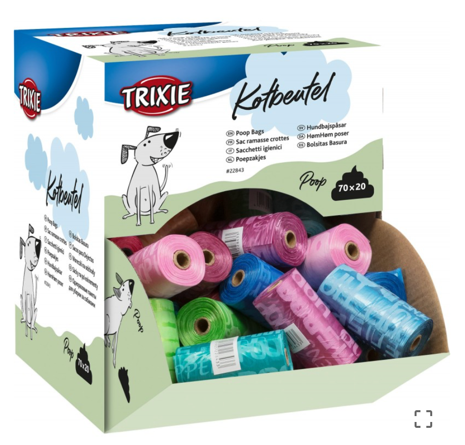 Trixie Sac Ramasse‑Crottes – rouleau de 20 sacs