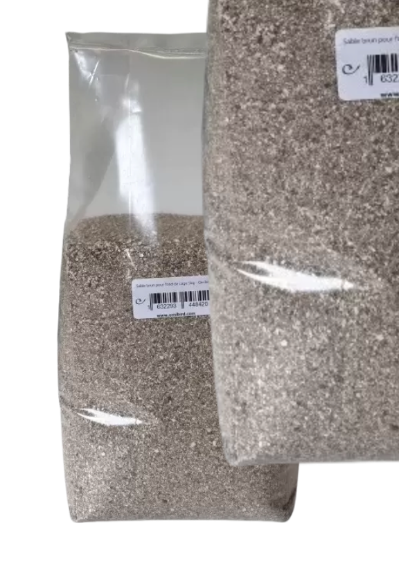 Sable brun – fond de cage 5 kg (Ornibird / Private Label)