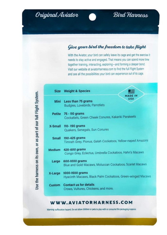 Harnais Aviator FlightLine X‑Large – Rouge