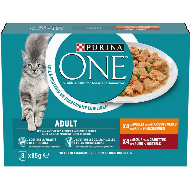 Purina ONE Adult – 8 × 85 g