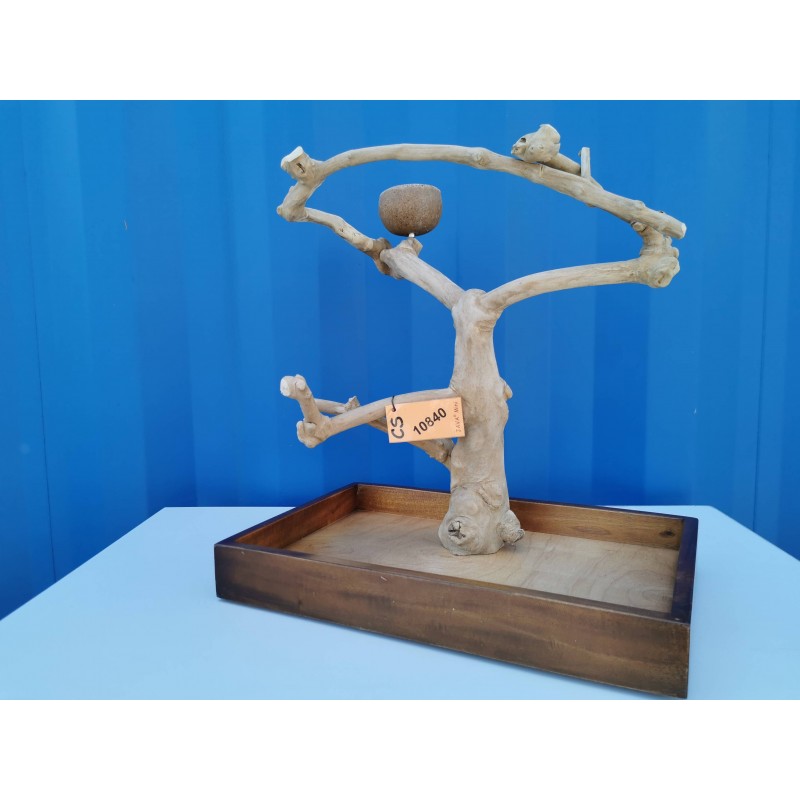 Aire de jeux en bois de Java avec socle – Back Zoo Nature (Small)