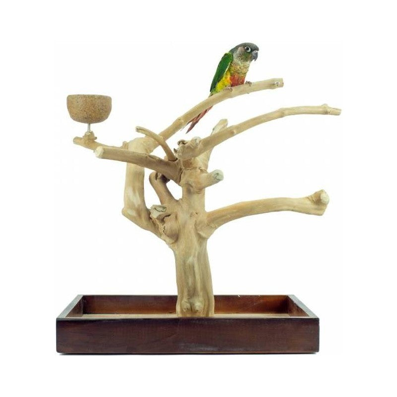 Aire de jeux en bois de Java avec socle – Back Zoo Nature (Small)