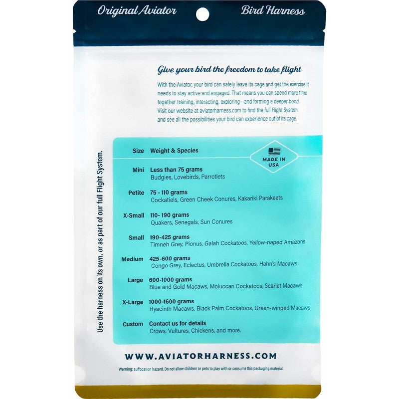 Harnais Aviator FlightLine Mini – Noir