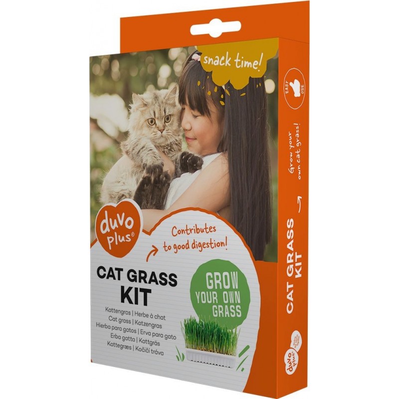 Kit herbe à chat 70 g – Duvo+