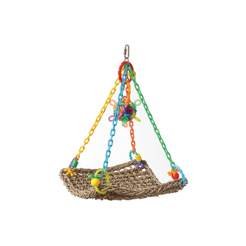 Kinlys Jouet Hamac Large pour Oiseaux
