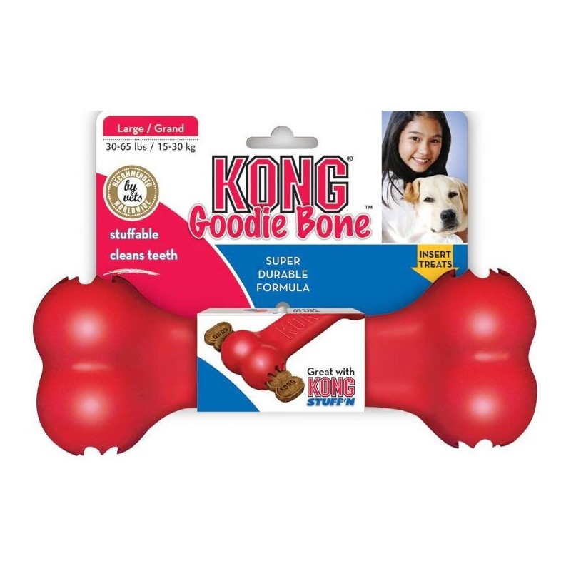 KONG Goodie Bone Rouge – Taille S