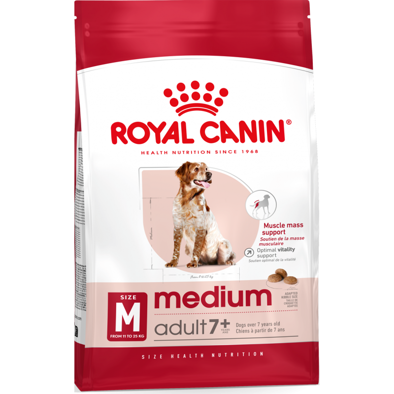 Royal Canin Medium Adult 7‑10 ans – 7,4 kg