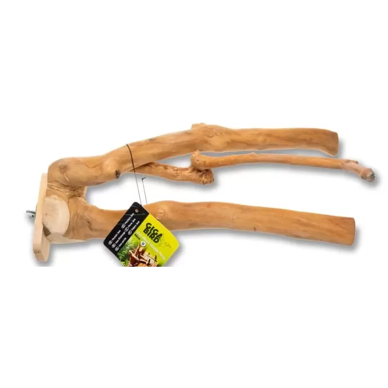 Perchoir Java Wood Double 40 cm – Giga Bird