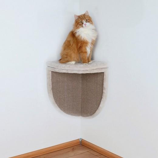 Griffoir mural / plateau pour angle 35 x 50 x 35 cm