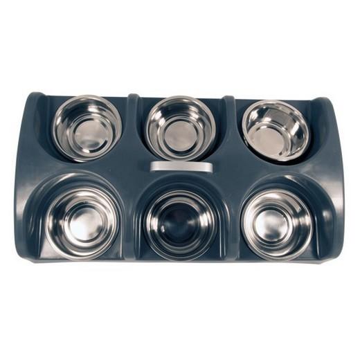 Nourrisseur 6 gamelles avec poignée 250ML
