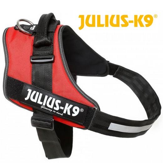 Harnais IDC POWER Julius K9 - ROUGE  Tour de poitrine 58 à 76 cm, 14 à 25 kg environ