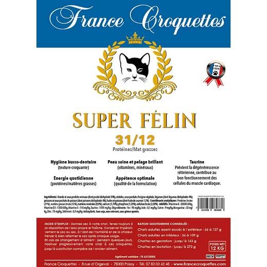 France Croquettes Super Félin 31/12 12KG
