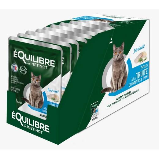 Equilibre et Instinct - Emincés chat, truite, courgettes et thym