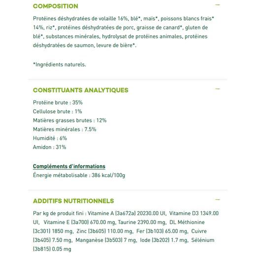 Equilibre et Instinct - Croquettes chat stérilisé poisson 5kg