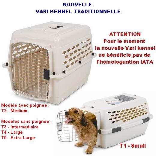 Cage de transport Vari Kennel Traditionnelle, Caisse transport pour chien et chat